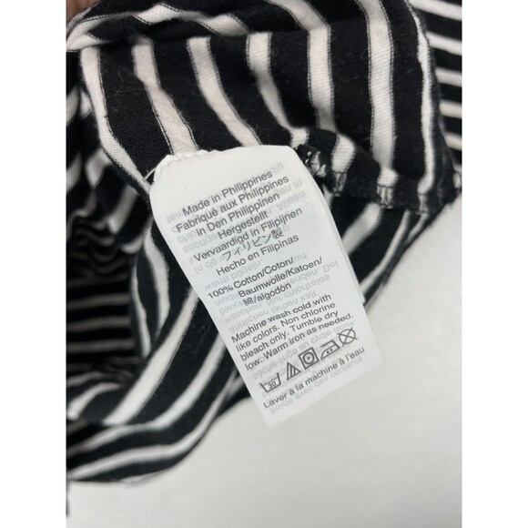 Madewell Triblend Ex-Boyfriend Tee Women’s Size S Baden Stripe Long Sleeve - Picture 7 of 9